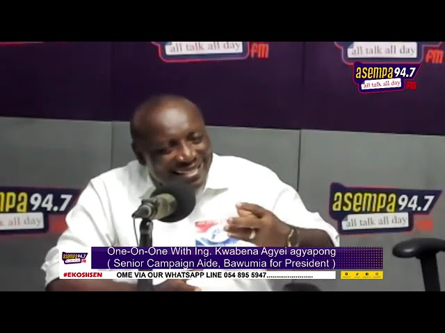 ⁣Bawumia’s candidacy has disarmed the NDC – Kwabena Agyapong | Ekosiisen