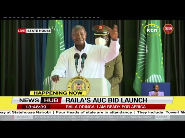 ⁣Raila's AUC Bid Launch: President Yoweri Museveni's speech