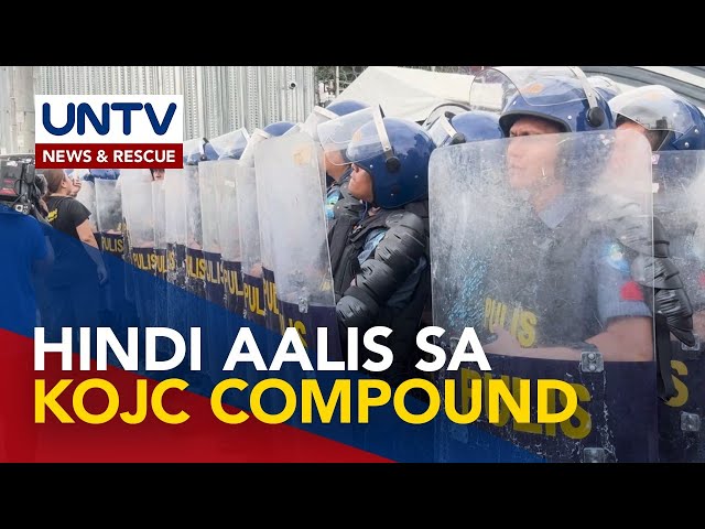 ⁣Mga pulis, hindi aalis sa KOJC compound; manhunt vs Quiboloy, tuloy – SILG Abalos