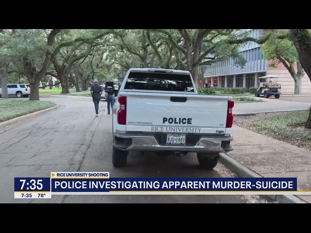 ⁣2 dead in murder-suicide on Rice University campus