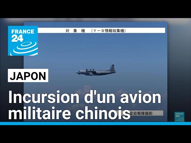 ⁣Tokyo dénonce une "violation" de sa souveraineté après l'incursion d'un avion mi