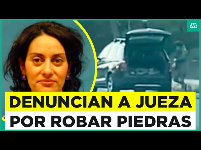 Denuncian a jueza por robo de piedras decorativas en condominio de Colina