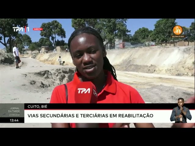 Cuito Bié -  Vias secundárias e terciárias em reabilitação