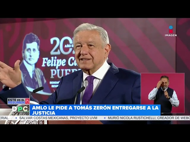 ⁣Ayotzinapa: López Obrador pide a Tomás Zerón entregarse a la justicia