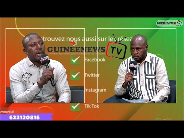 ⁣GUINEENEWS TV: Souleymane Traoré assistant technique du DG de l'ANASP dans l'émission Chif