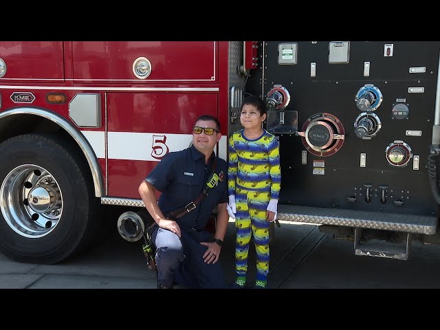 ⁣10-year-old burn survivor discharged from Bakersfield Memorial Hospital after fire accident