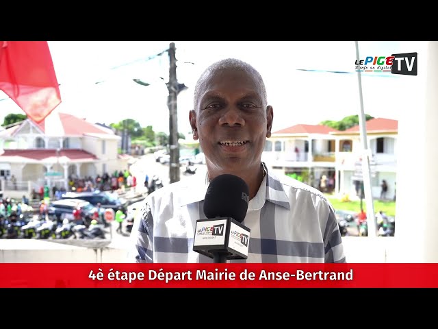 4è étape Départ Mairie de Anse-Bertrand