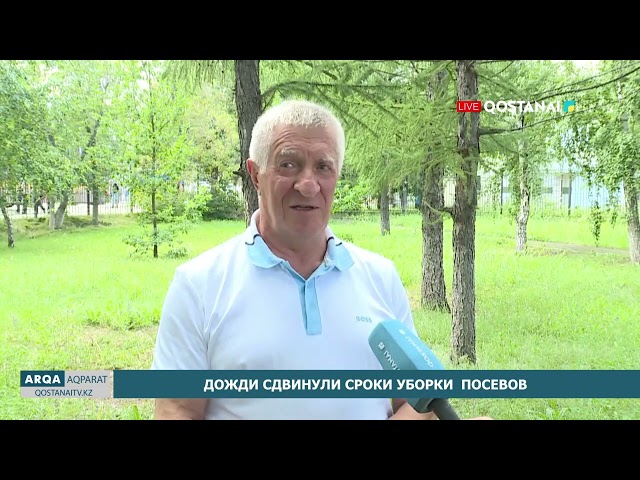 ⁣Дожди сдвинули сроки уборки посевов