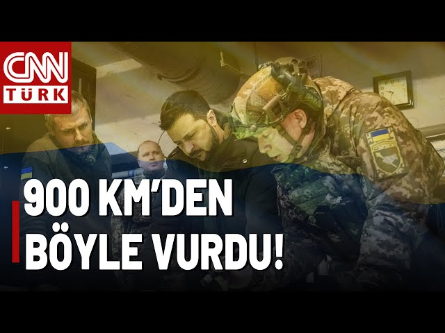 ⁣Ukrayna'dan Rusya'ya Kamikazeli Saldırı! 900 Km Öteden Böyle Vurdu...