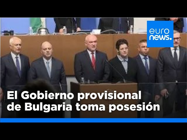 ⁣El Gobierno provisional de Bulgaria toma posesión dos meses antes de las elecciones