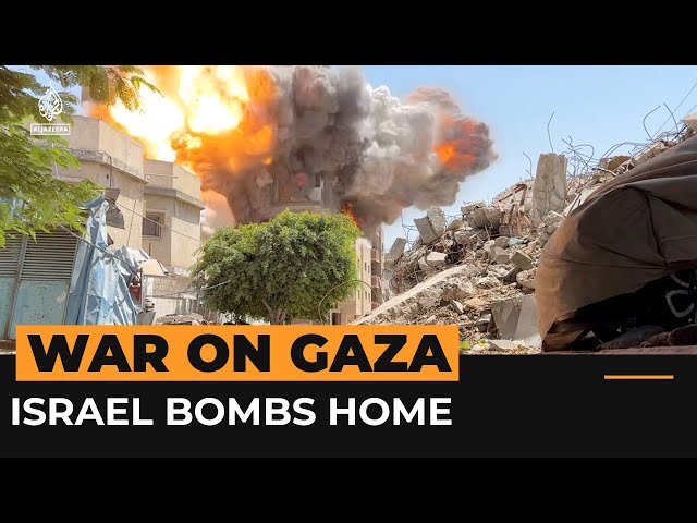 Israeli strikes target central Gaza | #AJshorts