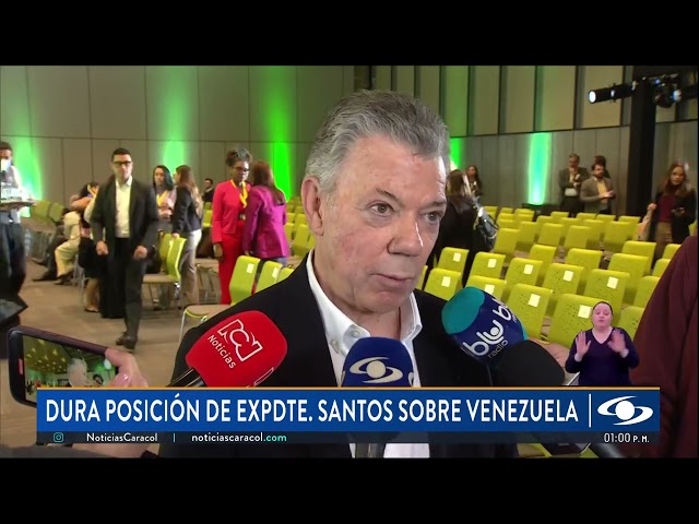 ⁣Expresidente Santos envió dura carta a Petro sobre Venezuela: "Convierte la prudencia en debili