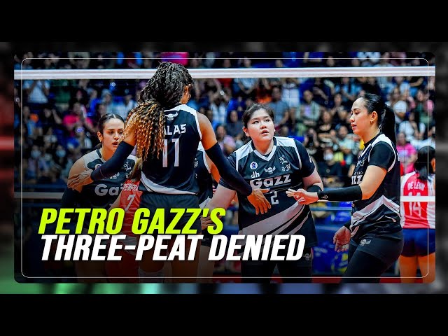 ⁣Petro Gazz gets knocked out by Creamline in PVL playoffs | ABS-CBN News