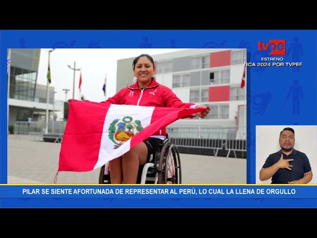 ⁣Pilar Jáuregui: La promesa peruana en los Juegos Paralímpicos París 2024