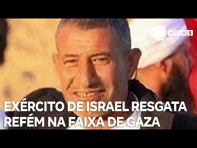 Exército de Israel resgata refém na Faixa de Gaza