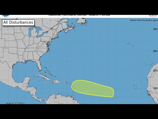 ⁣#SegundaEmisión| Vigilan zona en el Atlántico que podría convertirse en disturbio tropical