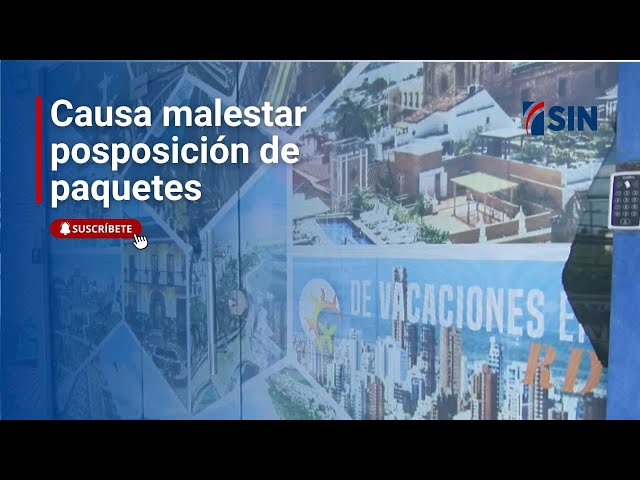 ⁣Causa malestar posposición de paquetes por parte de agencia de viajes