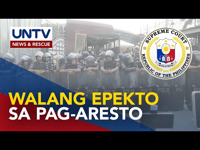 ⁣TPO, walang epekto sa pagsisilbi ng arrest warrant vs. Apollo Quiboloy - SC