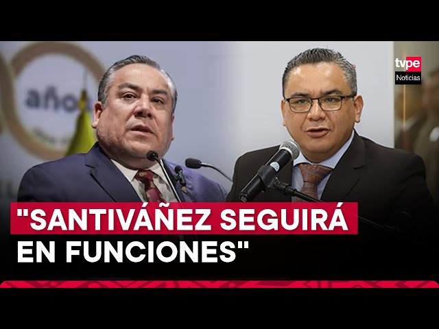 ⁣Juan José Santiváñez: Premier Gustavo Adrianzén afirmó que ministro del Interior seguirá en el cargo