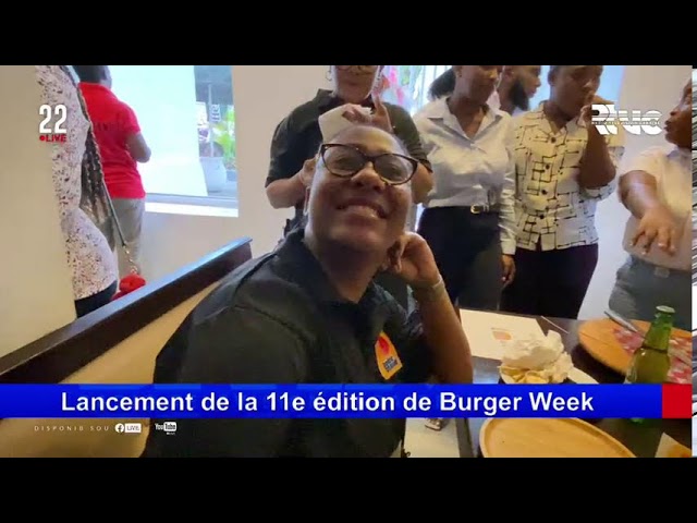 ⁣Lancement de la 11e édition de Burger Week.