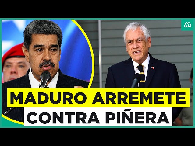 ⁣"En vida se secó y ahora se olvidó": Maduro se lanza contra Sebastián Piñera