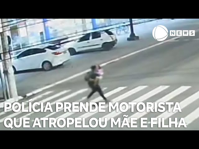 ⁣Polícia prende Wenderson Fagundes, motorista que atropelou mãe e filha