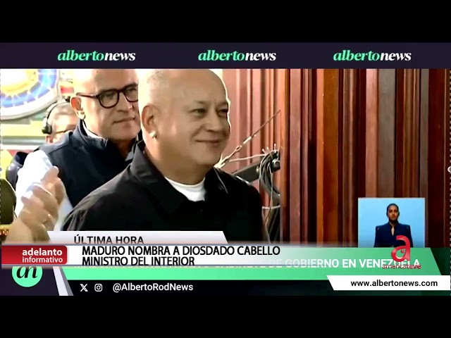 ⁣Maduro le da más poder a Diosdado Cabello: lo designó Ministro del Interior y Justicia del régimen