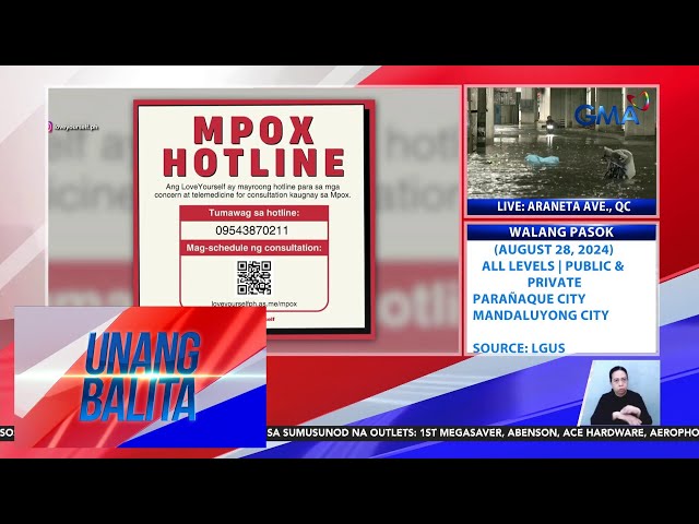 ⁣DOH – 47 closed contacts ni mpox case no. 10, mino-monitor | Unang Balita