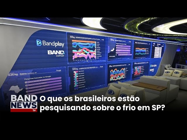 Frio em São Paulo é assunto em alta na sala digital | BandNewsTV