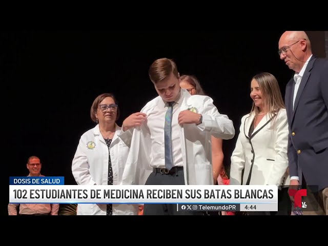 ⁣Emotiva ceremonia de entrega de batas blancas en el RCM