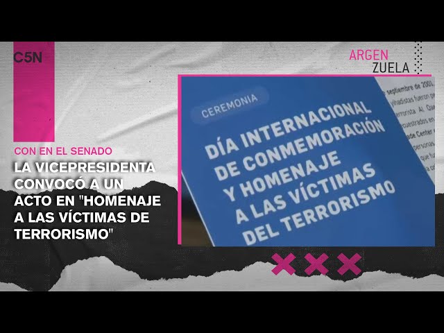 ⁣VICTORIA VILLARRUEL homenajeará a ¨VÍCTIMAS del TERRORISMO¨