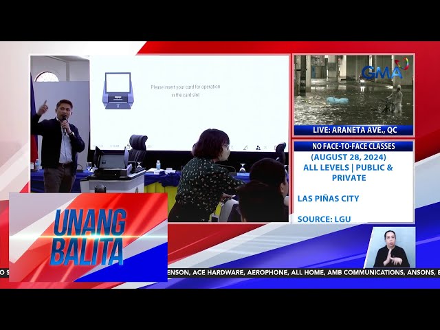 ⁣Comelec, nag-demo sa paggamit ng Automated Counting Machine na gagamitin sa... | Unang Balita