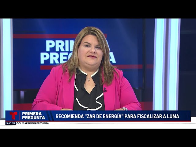 ⁣Primera Pregunta: Jenniffer González defiende su propuesta sobre el "zar de energía"