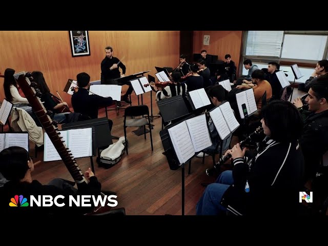 ⁣Afghan orchestra plays on despite Taliban crackdown