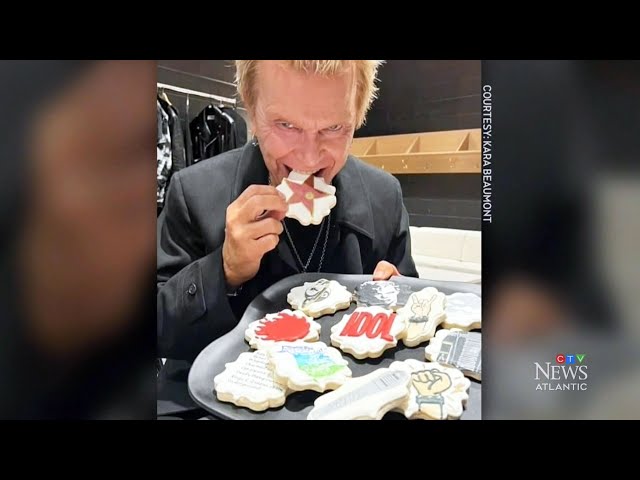 ⁣New Brunswick baker receives credit from Billy Idol for her sugar cookies