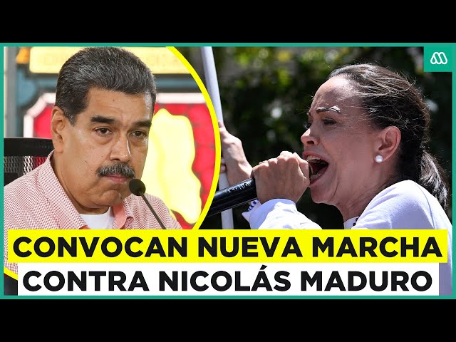 Marcha en Venezuela: Convocan manifestación contra Maduro