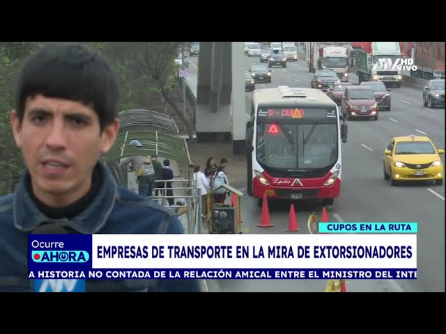 ⁣Nuevo atentado contra un bus de transportes de "El Chino" en Los Olivos