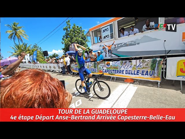 ⁣Tour de la Guadeloupe : 4e étape Départ Anse-Bertrand, Arrivée Capesterre-Belle-Eau