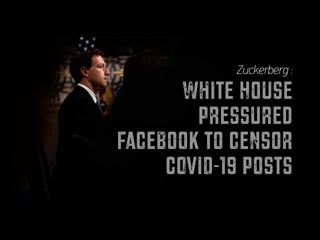 ⁣Zuckerberg: White House pressured Facebook to censor COVID-19 posts