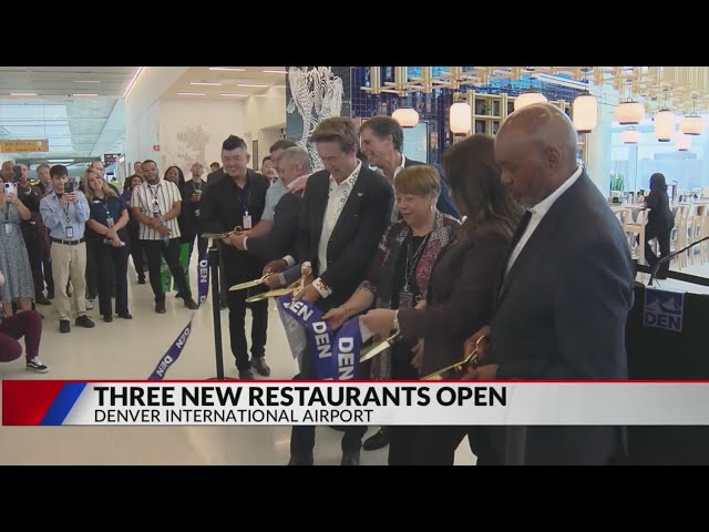 ⁣3 new restaurants open at Denver International Airport