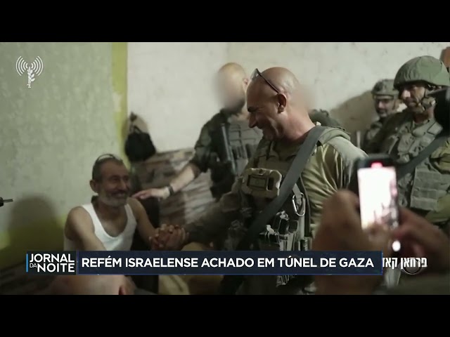 ⁣Israel resgata refém sequestrado pelo Hamas em outubro do ano passado