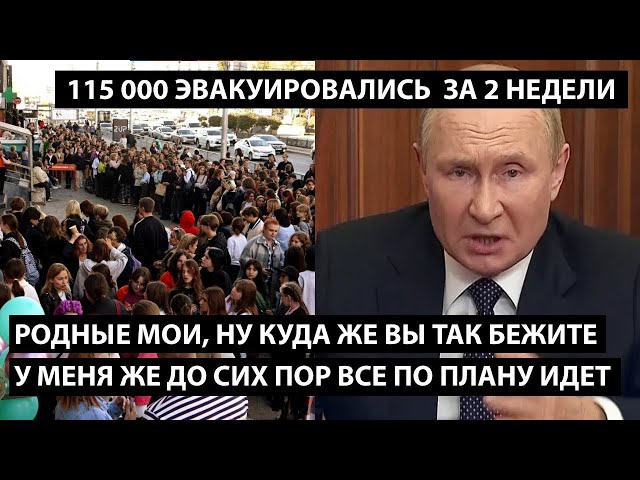 ⁣Родные мои, ну куда же вы все бежите? У МЕНЯ ЖЕ ВСЕ ПО ПЛАНУ ИДЕТ... 115 000 ВЫЕХАЛИ ЗА 2 НЕДЕЛИ...