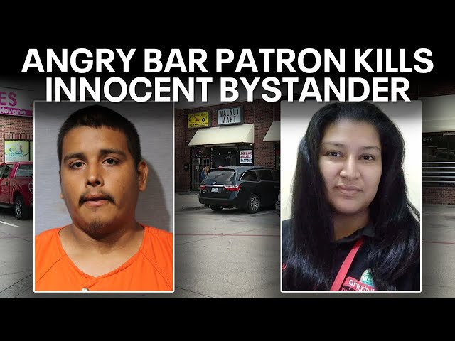 ⁣Angry bar patron kills innocent woman after being kicked out by security: Garland police