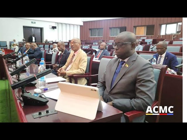 Séance plénière à l'assemblée nationale des Comores-palais du peuple