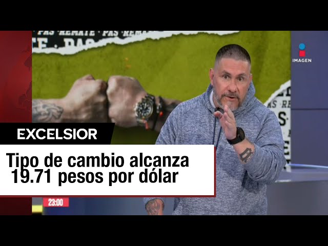 ⁣Peso registra su peor cierre desde diciembre de 2022