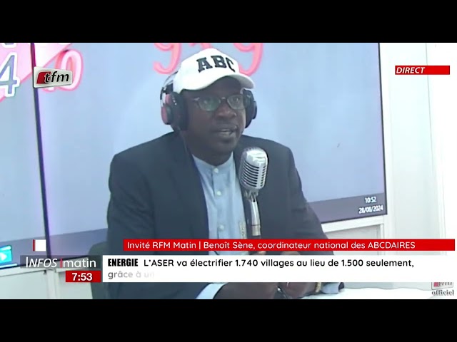 ⁣L´invite rfm matin | Beniit SENE, coordinateur national des ABCDAIRES - 28 Août 2024