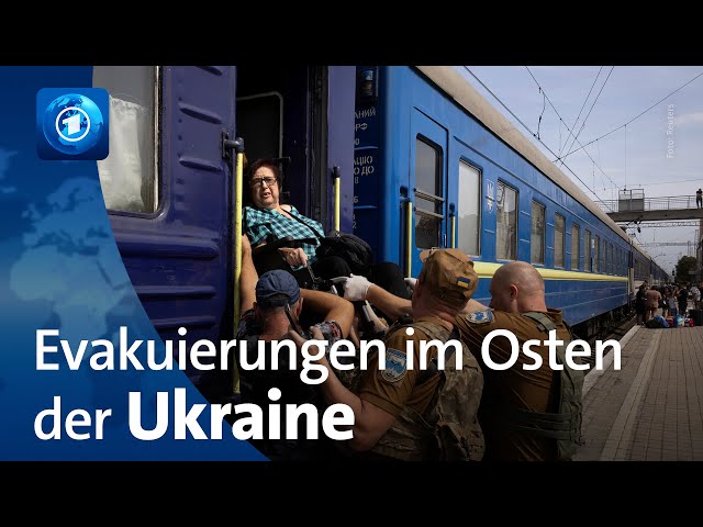 ⁣Russischer Vormarsch: Ukraine ordnet weitere Evakuierungen im Osten an