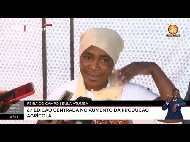 ⁣Feira do campo / Bula Atumba - 6ª edição centrada no aumento da produção agrícola