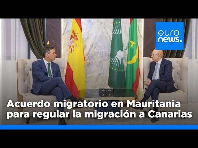 ⁣Acuerdo migratorio: Sánchez anuncia en Mauritania que pretende cubrir 250.000 empleos con migración