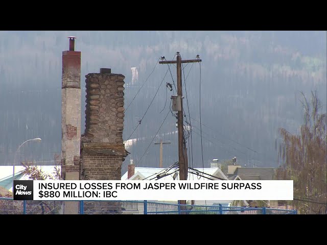 ⁣Insured losses from Jasper wildfire surpass $880 million: IBC